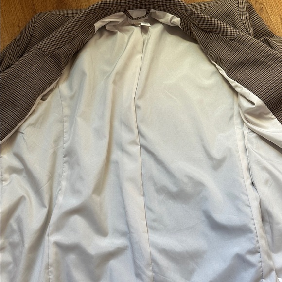 H&M Brown Houndstooth Oversized Blazer - Picture 8 of 8